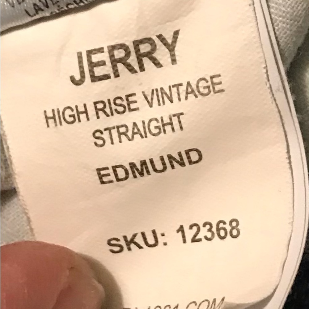 DL1961 Women’s Jerry Jeans High Rise Vintage Straight Size 30 Edmund - Picture 8 of 8